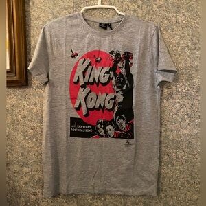 NWT original King Kong movie Graphic Gray T-Shirt Faye Wray sz S cotton